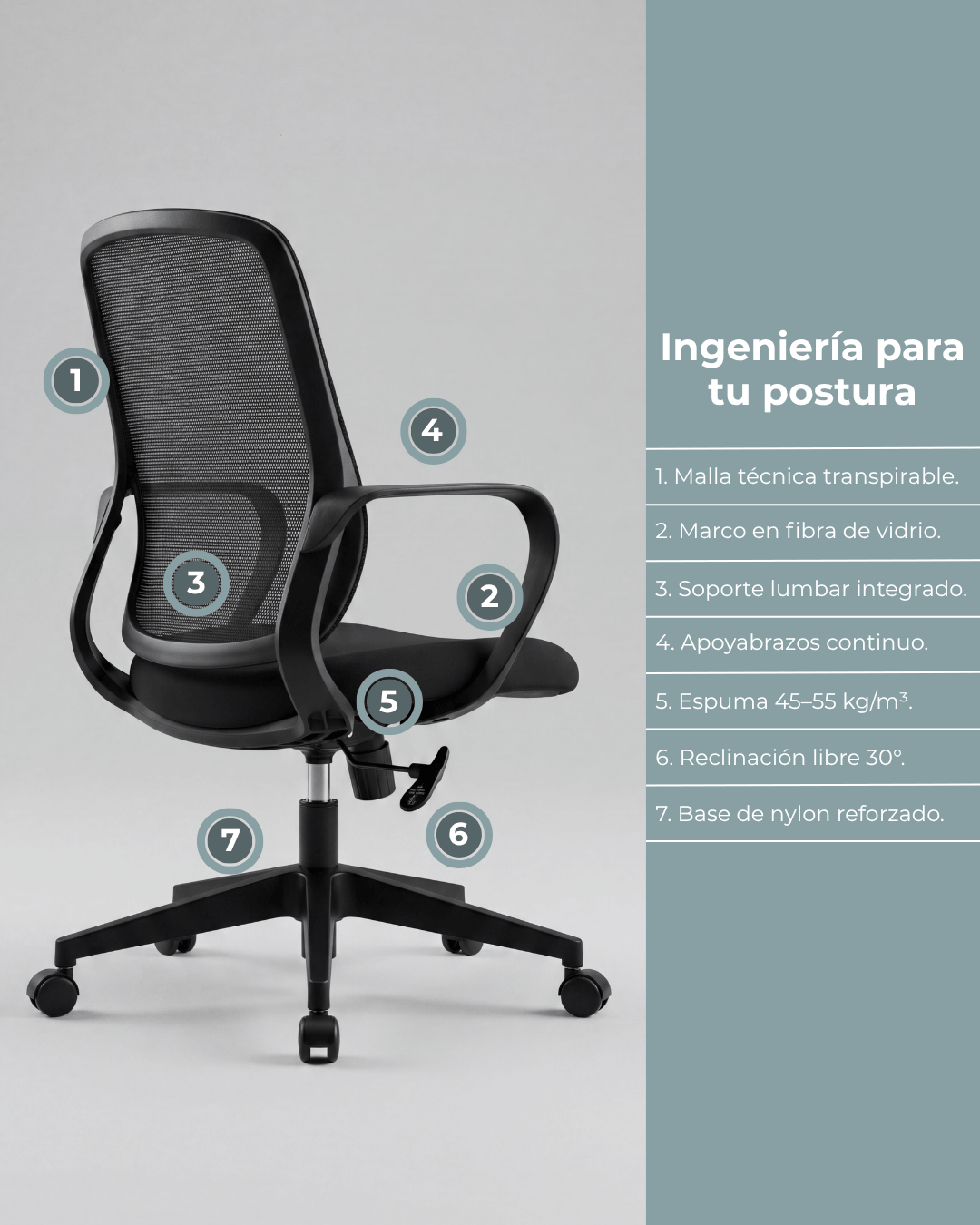 Silla de oficina conforto