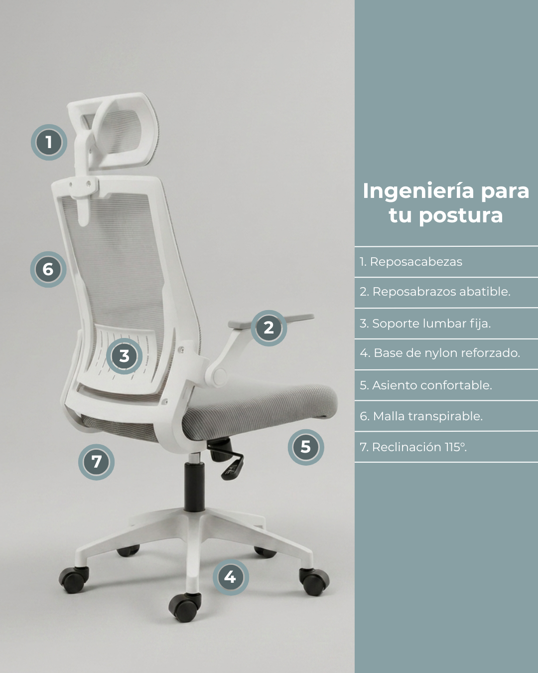 Silla Oficina Ejecutiva Ergonómica