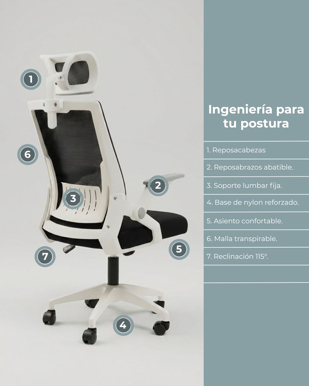 Silla Oficina Ejecutiva Ergonómica