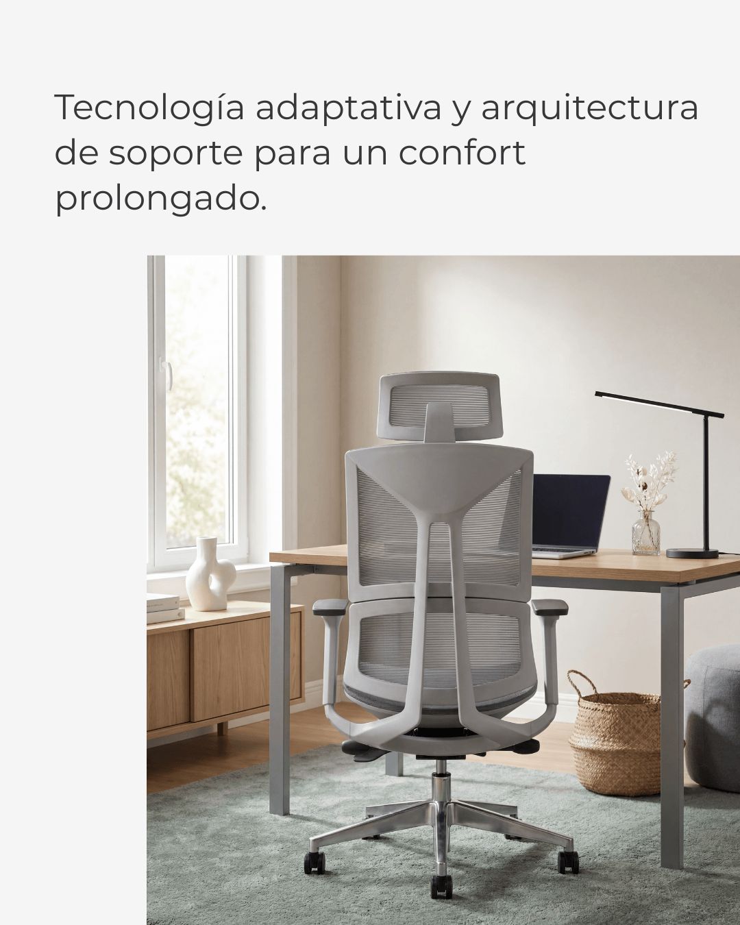 Silla Gerencial Premium de Oficina Serena