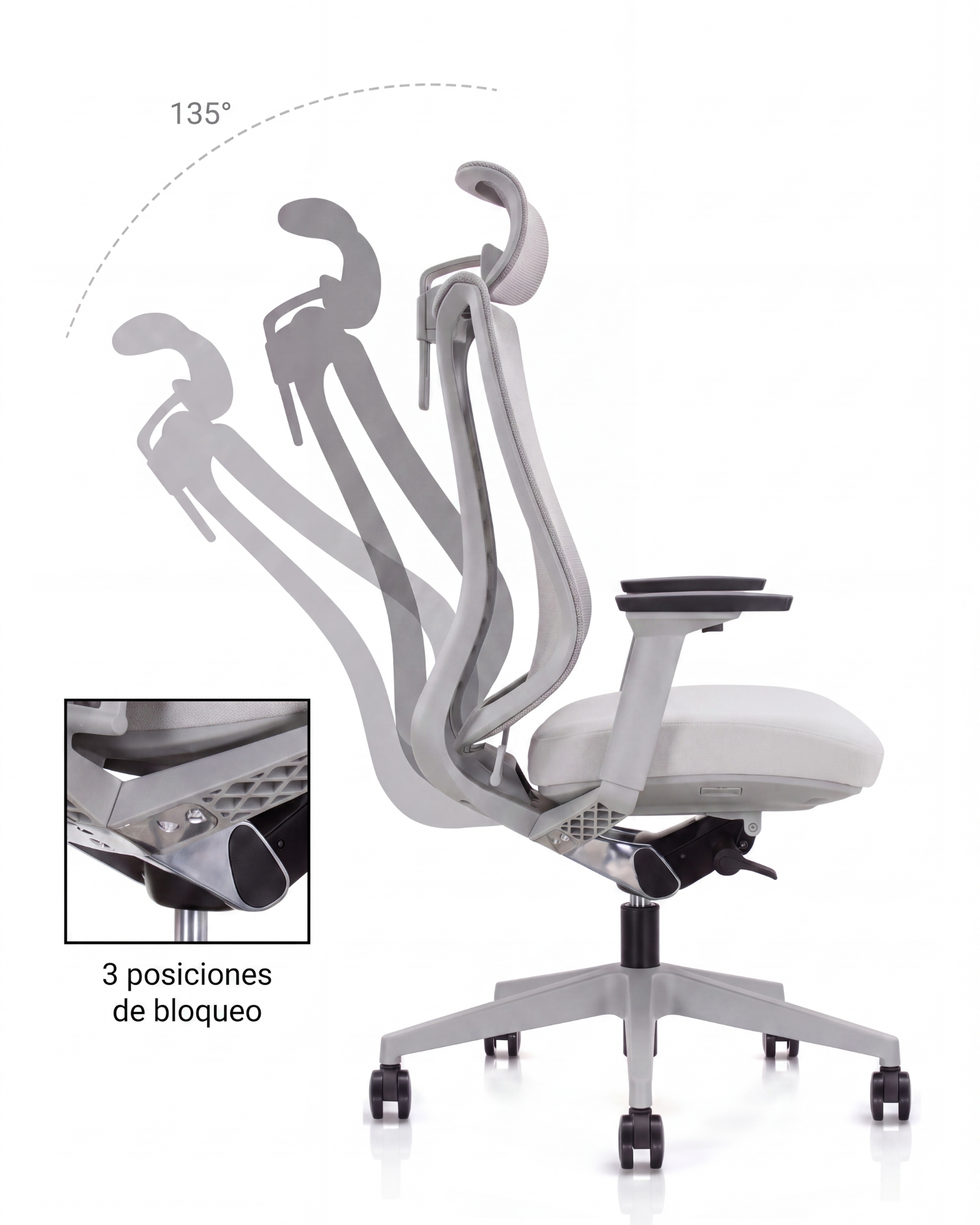 Silla Gerencial Premium de Oficina Sublime