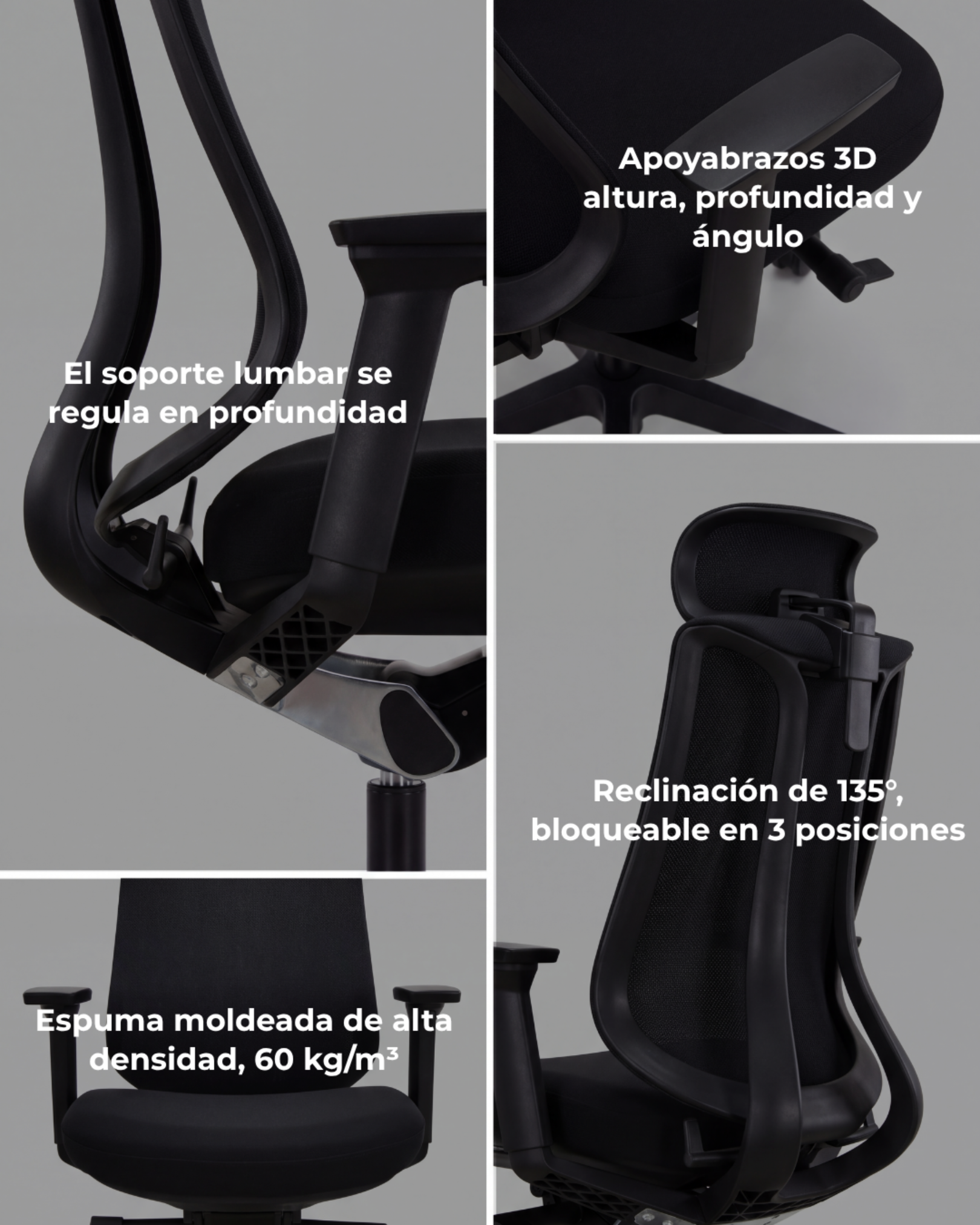 Silla Gerencial Premium de Oficina Sublime