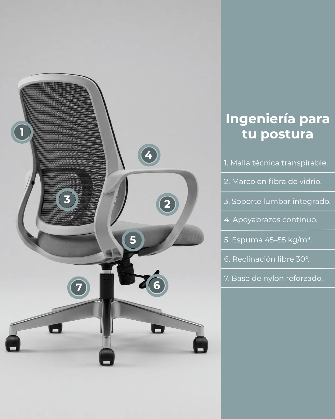 Silla de oficina conforto