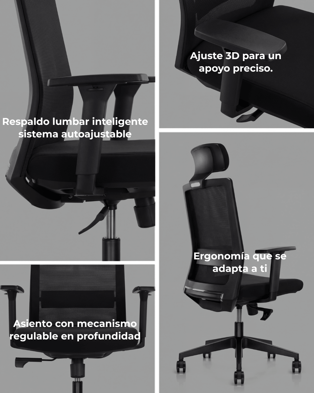 Silla Ejecutiva Premium de Oficina Benessere