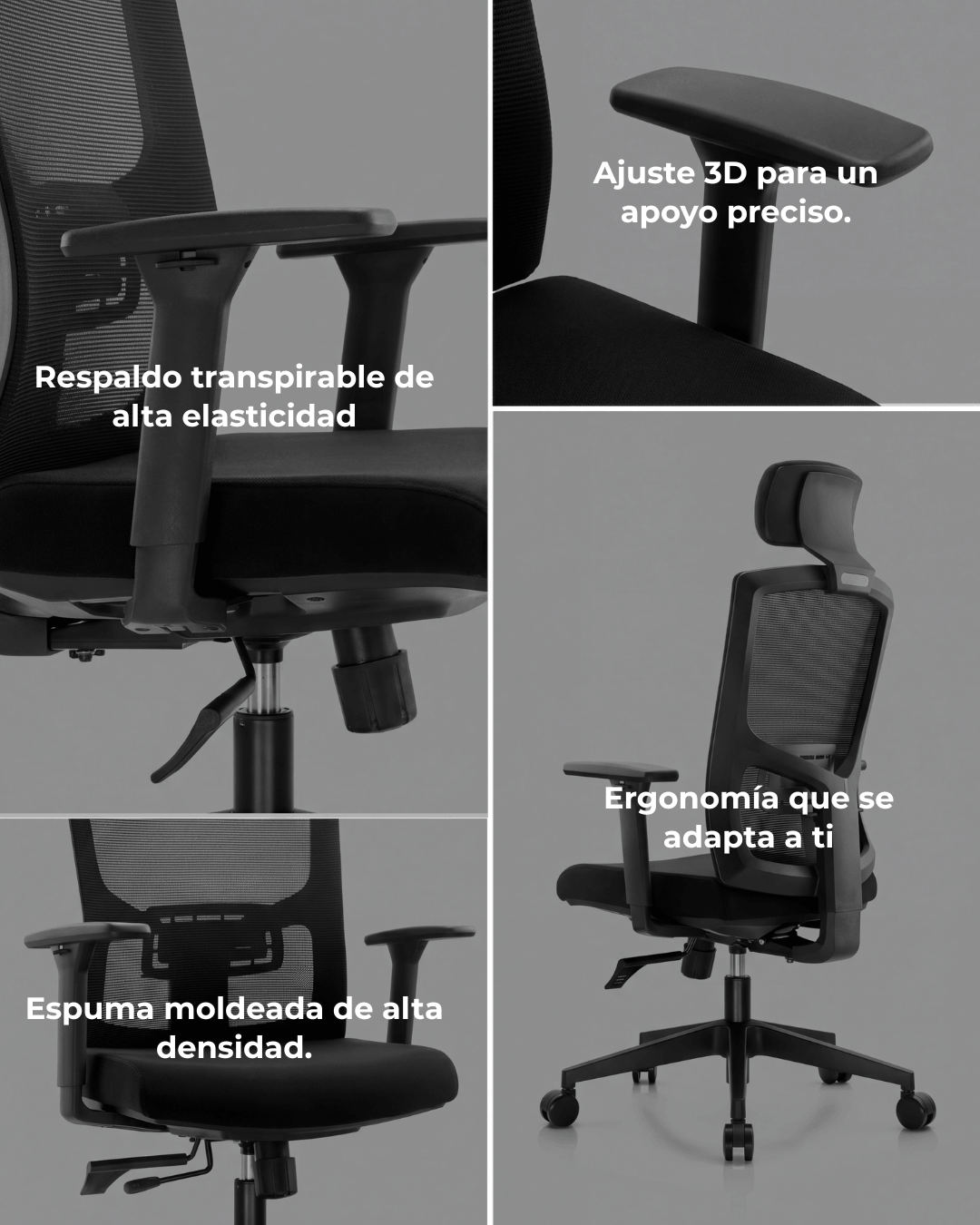 Silla Gerencial Premium de Oficina Piacere