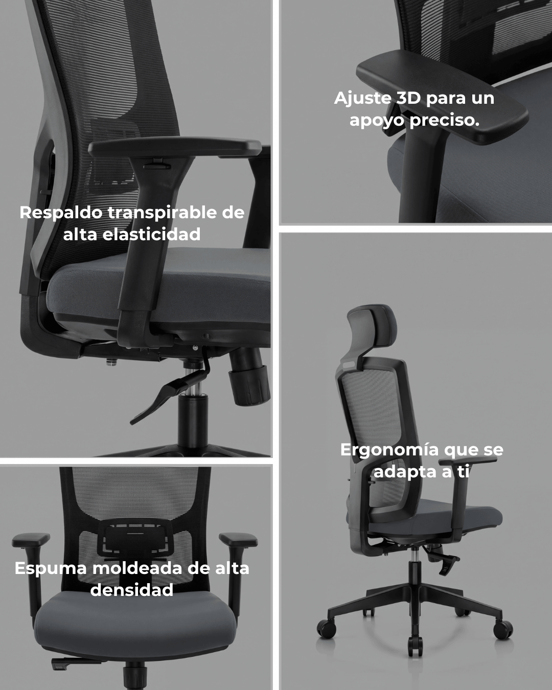 Silla Gerencial Premium de Oficina Piacere