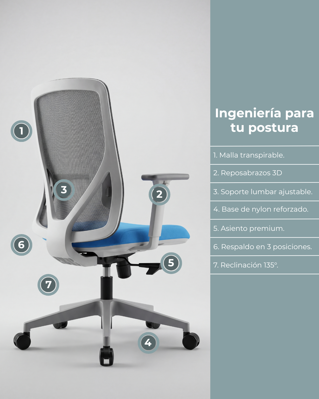 Silla Ejecutiva de Oficina Placidita