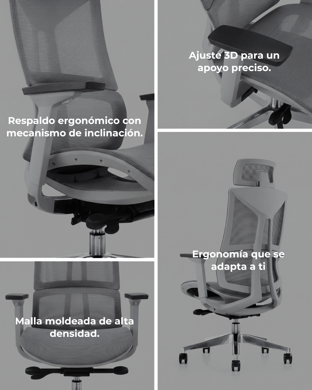 Silla Gerencial Premium de Oficina Serena