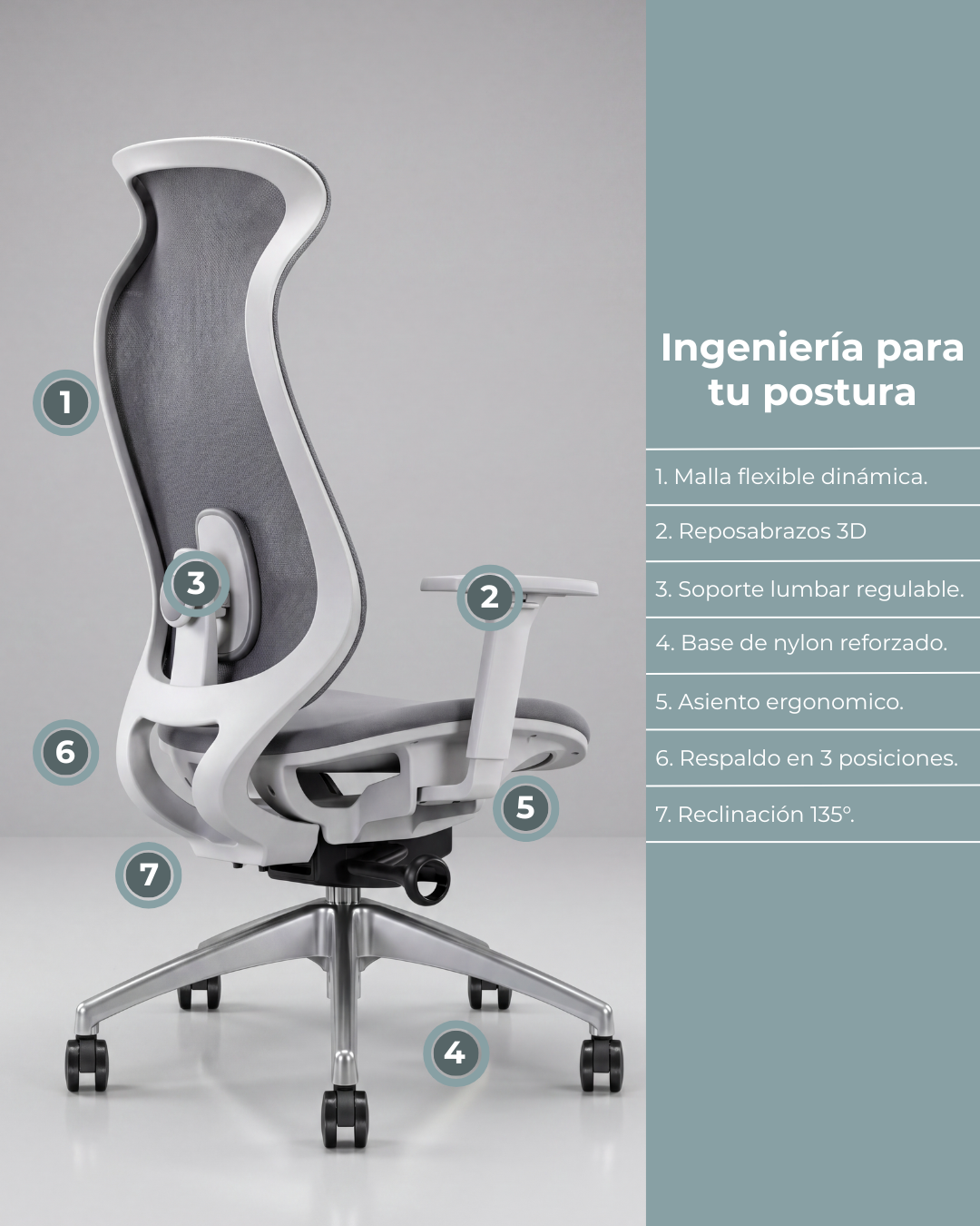 Silla Gerencial Premium de Oficina Vitalidad
