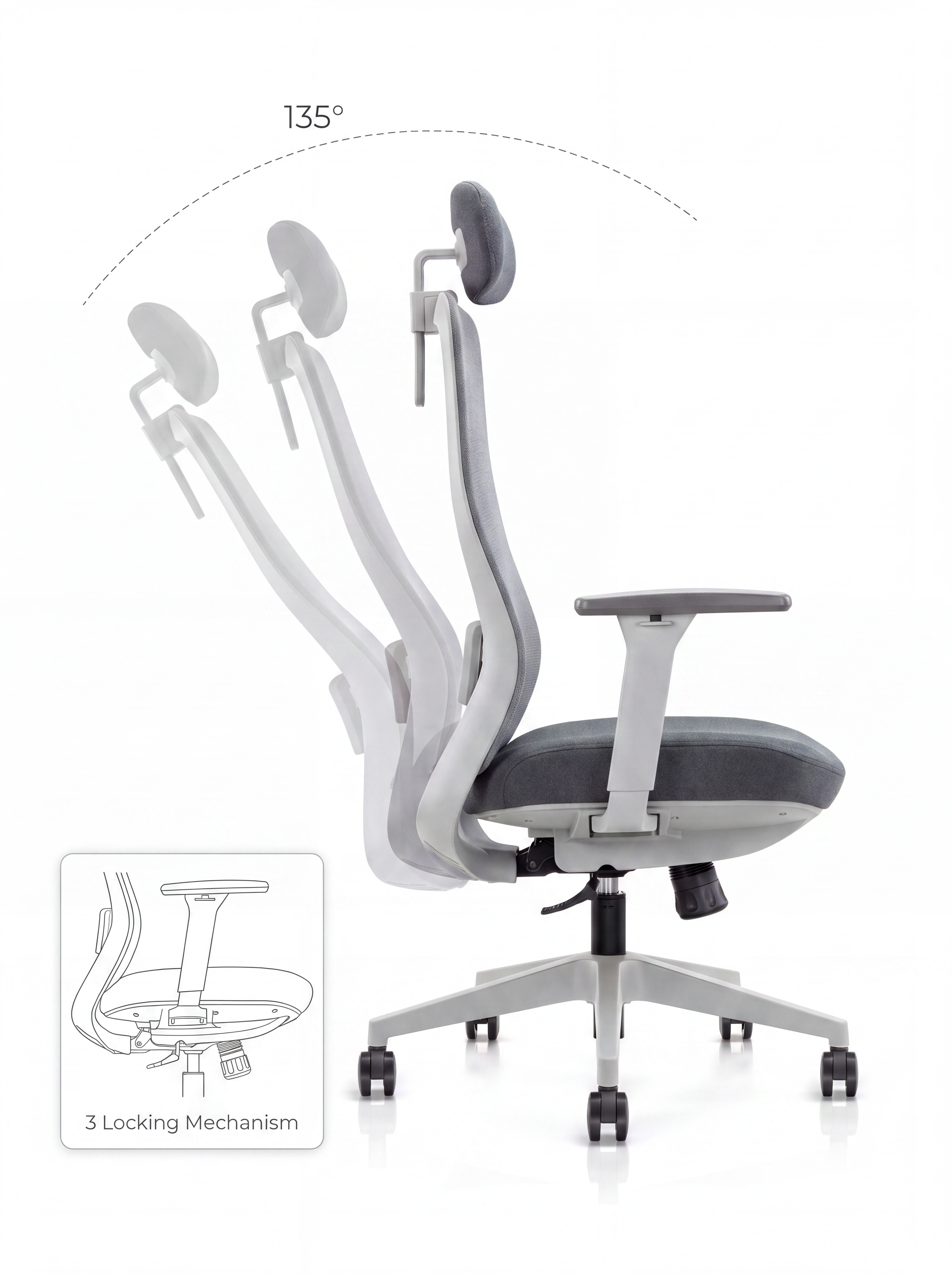 Silla Gerencial Premium de Oficina Vigore