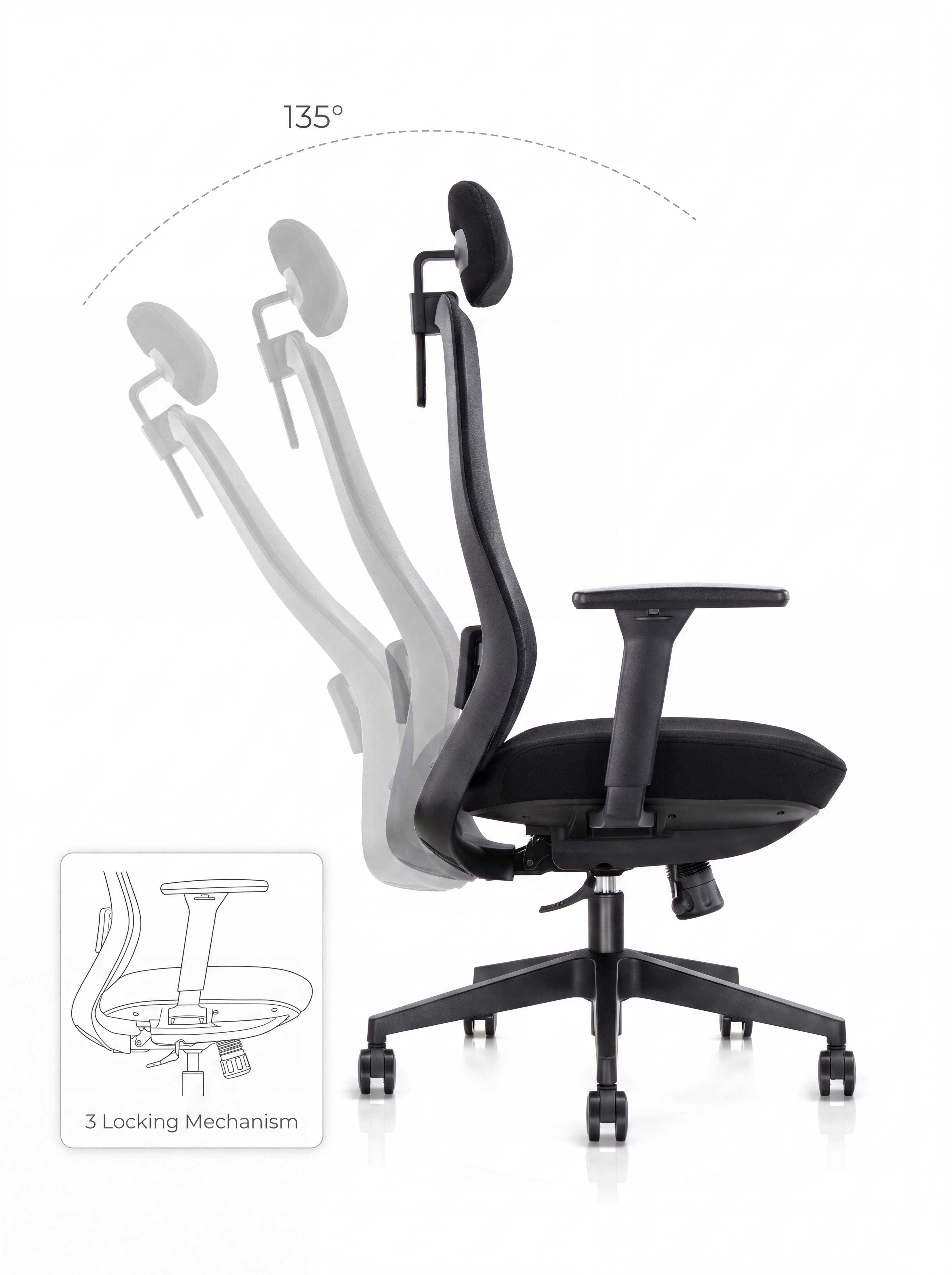 Silla Gerencial Premium de Oficina Vigore