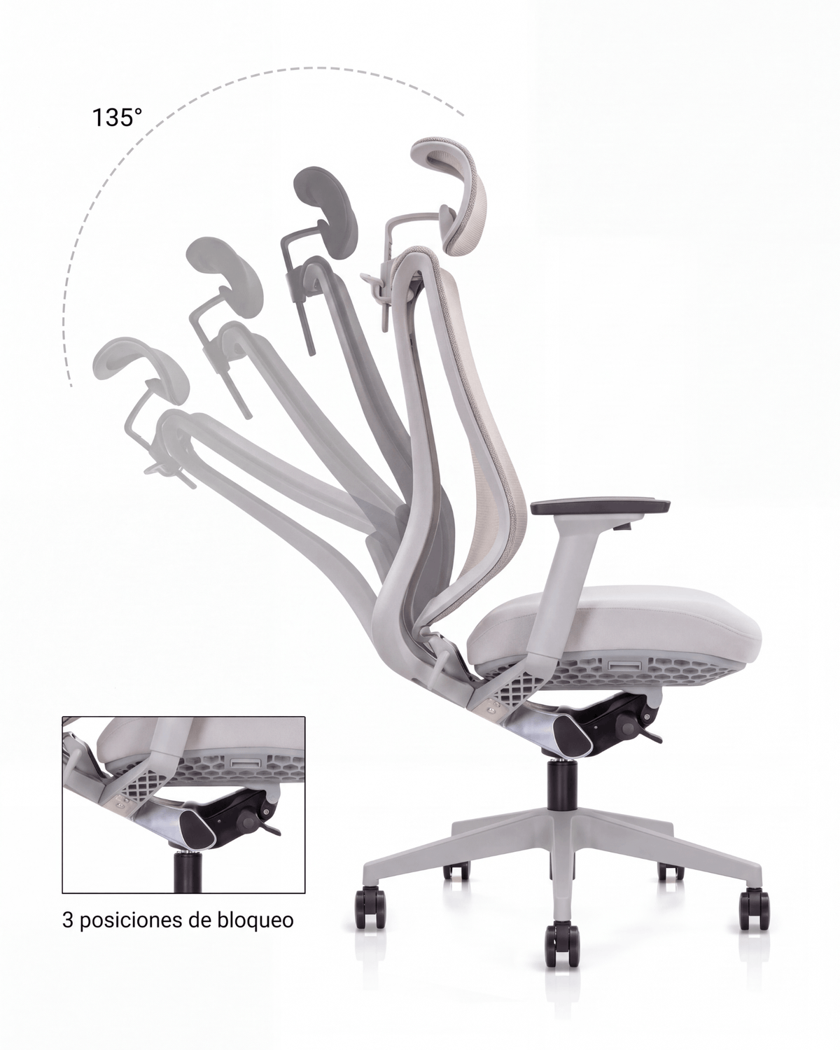 Silla Gerencial Premium de Oficina Sublime