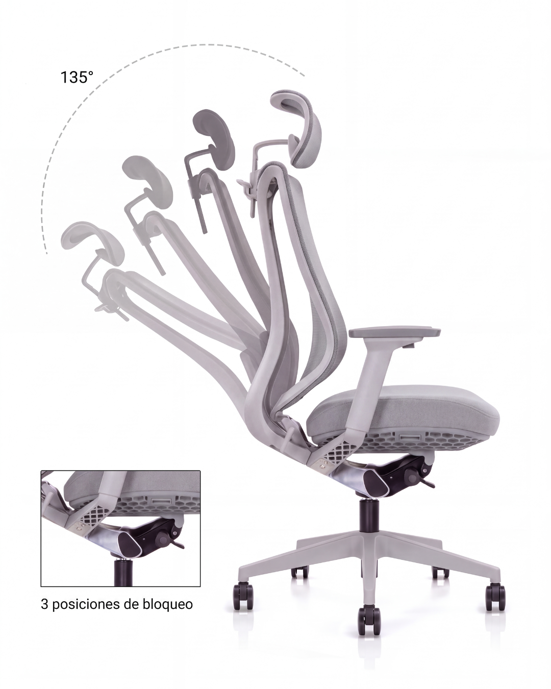 Silla Gerencial Premium de Oficina Sublime