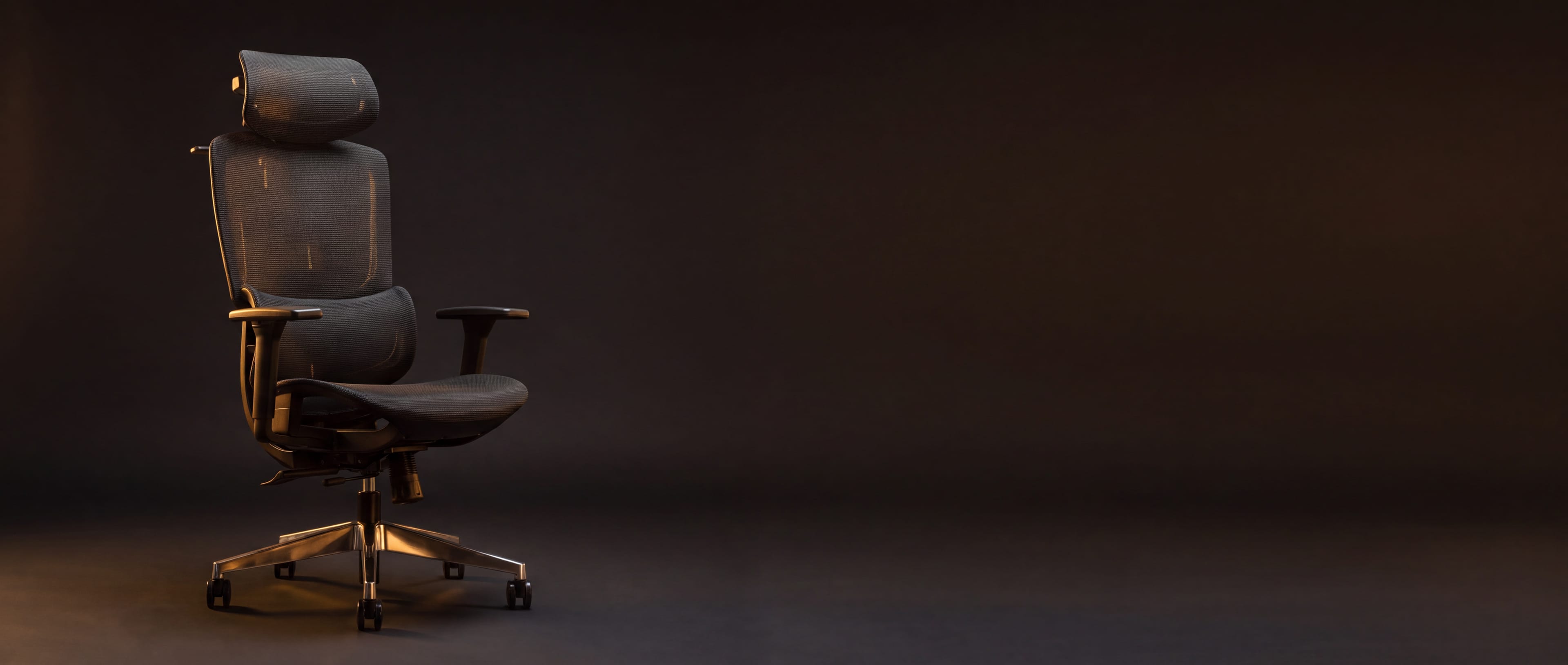 Silla ergonómica Delizia negra de Modernismo