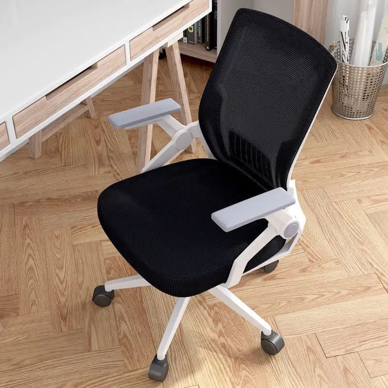 SILLA DE OFICINA LUXURY ERGONOMICA BLANCO Y NEGRO